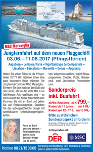 Jungfernfahrt MSC Meraviglia